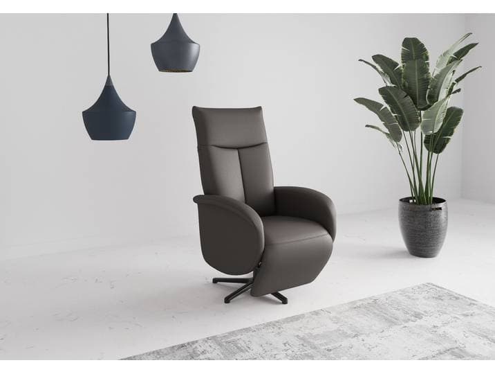 TV-Sessel SIT & MORE Juma, inkl. Drehfunktion & Kopfteilverstellung , braun (mocca), B:75cm H:110cm T:82cm, Sessel, TV-Sessel, Höhe Armlehne 62 cm, wahlweise mit Aufstehhilfe, 2 Motoren und Akku