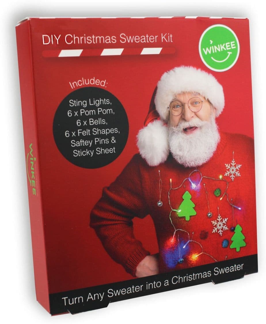 Winkee - DIY Christmas jumper kit - Emergency Christmas Jumper Kit