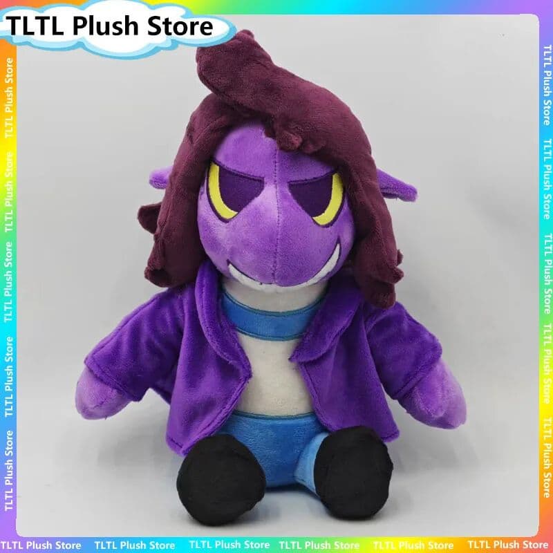 EVYVKV Game Deltarune Susie Plush Toy Anime Soft Stuffed Purple Cartoon Monster Girl Stuffed Doll Game Character Collectible Toy Gift