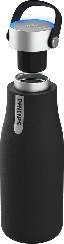 Borraccia Termica Philips Water Gozero Smart Acciaio, Sisema Uv Integrato Purifi