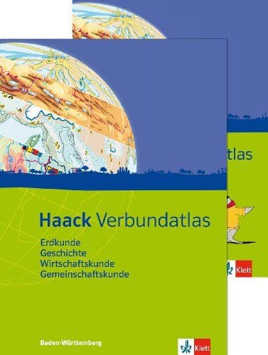 Silvia Einsporn - Haack Verbundatlas. Mit Arbeitsheft Kartenlesen. Sekundarstufe I. Ausgabe für Baden-Württemberg - Preis vom 09.10.2026 07:28:09 h