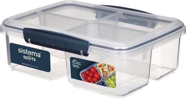Sistema Quad Split Opbevaringsboks, 1,7l