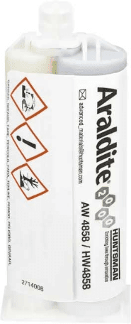 Araldite Aw 4858/hw 4858 Sort Epoksylim, 6 X 380 Ml