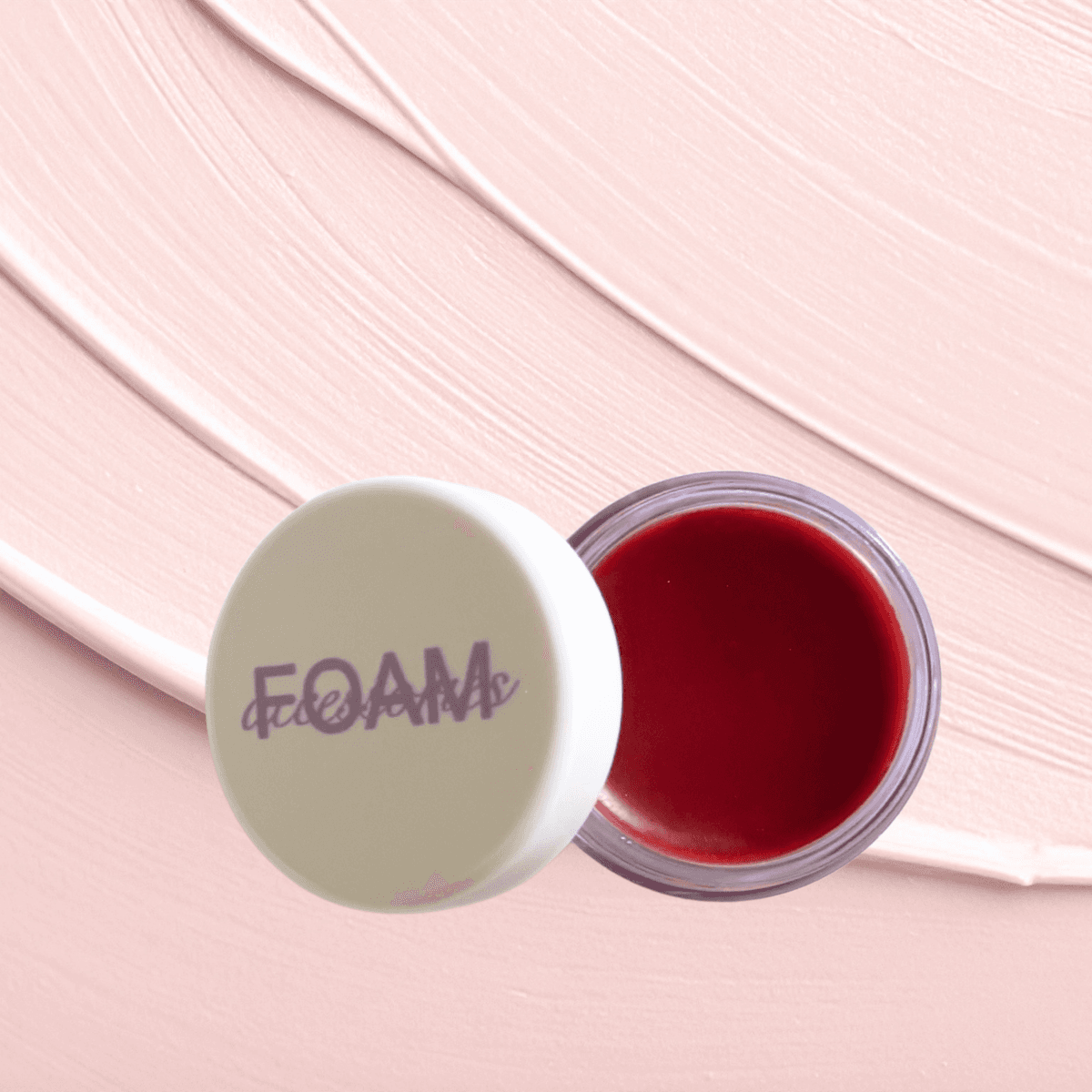 Vitamin E Color Glow, Ekologiskt Vårdande Färgbalm   Foam - Raspberry