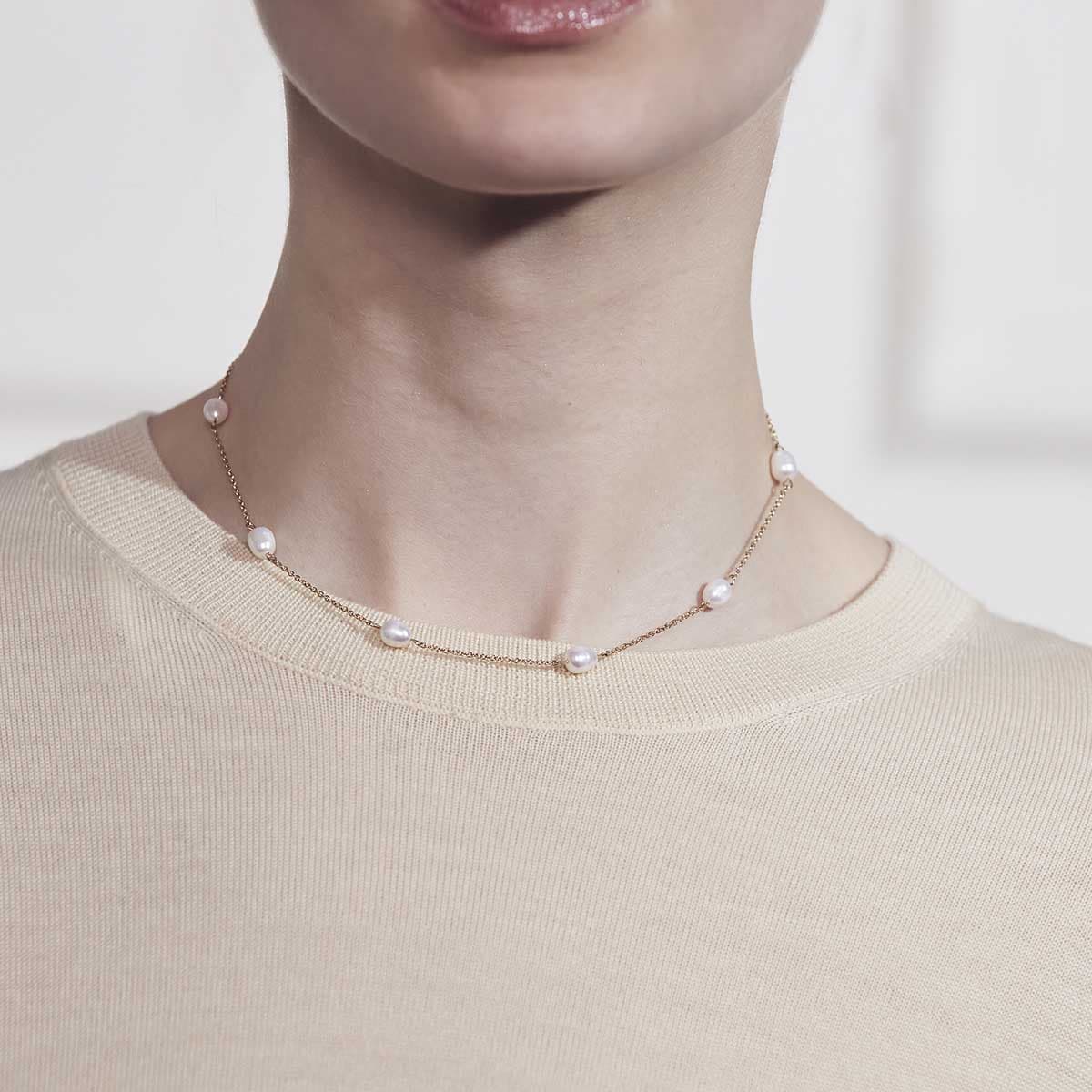 Edblad Perla halsband Multi Gold 116650