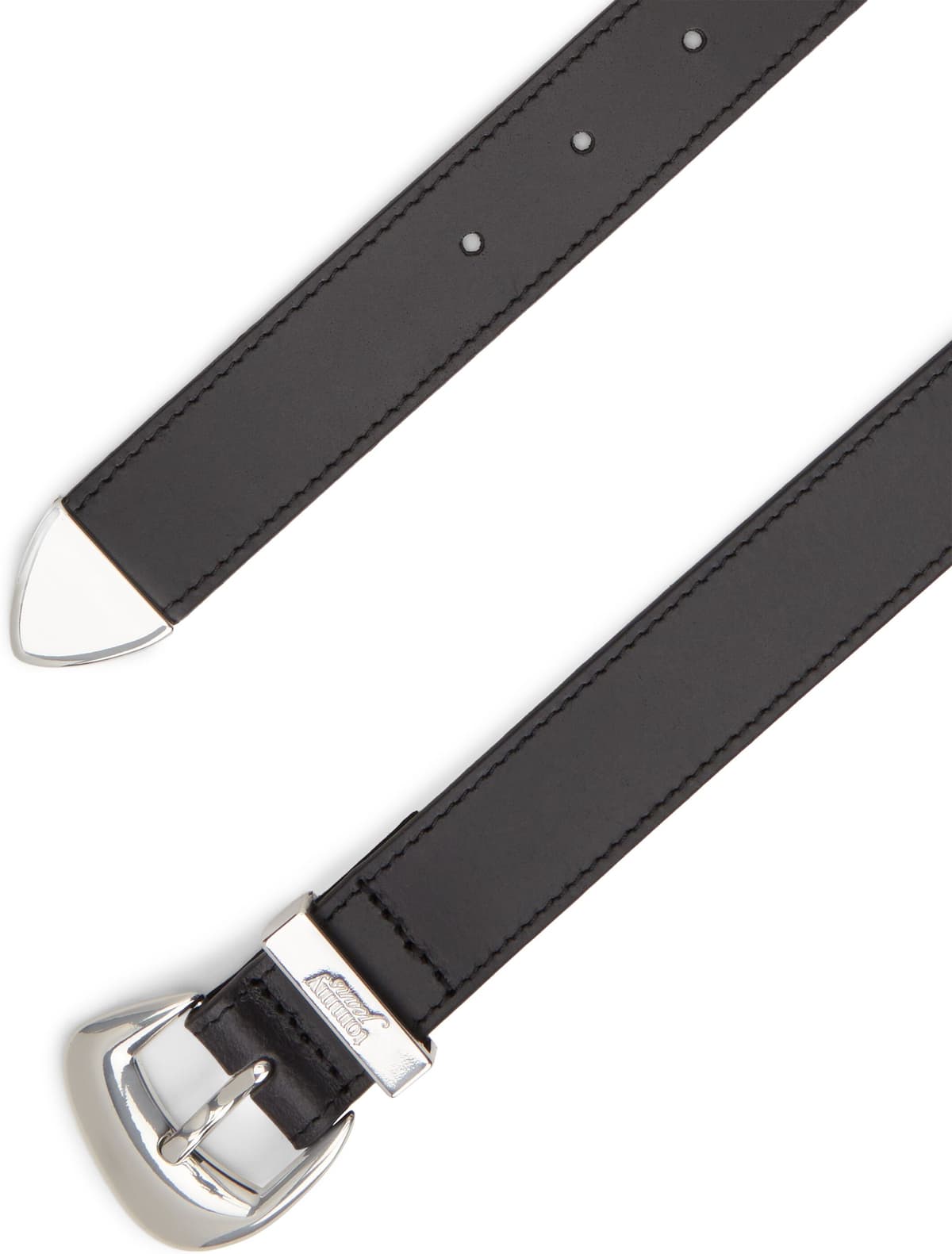 Ledergürtel TOMMY JEANS "TJW COOL", Damen, Gr. 100, schwarz, Büffelleder, Gürtel Ledergürtel, Breite 3 cm schwarz 100