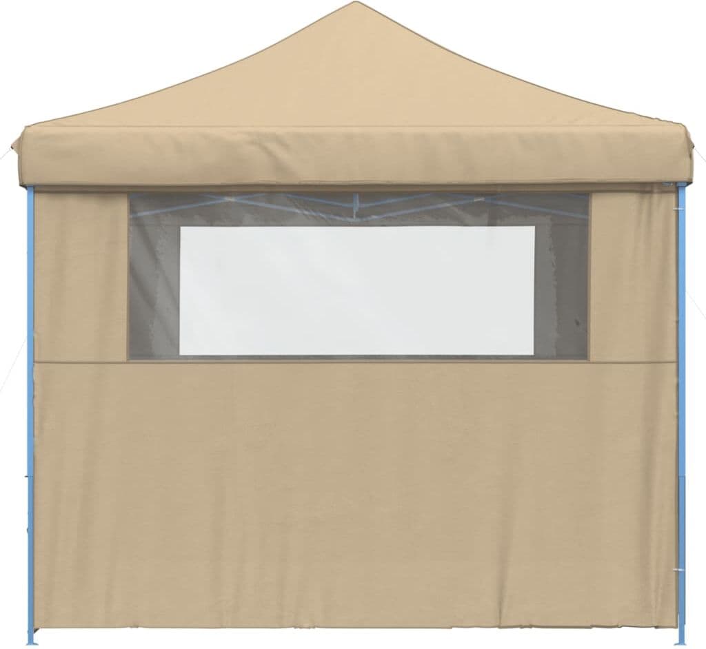 vidaXL Tente de réception pliable escamotable avec 4 parois latérales