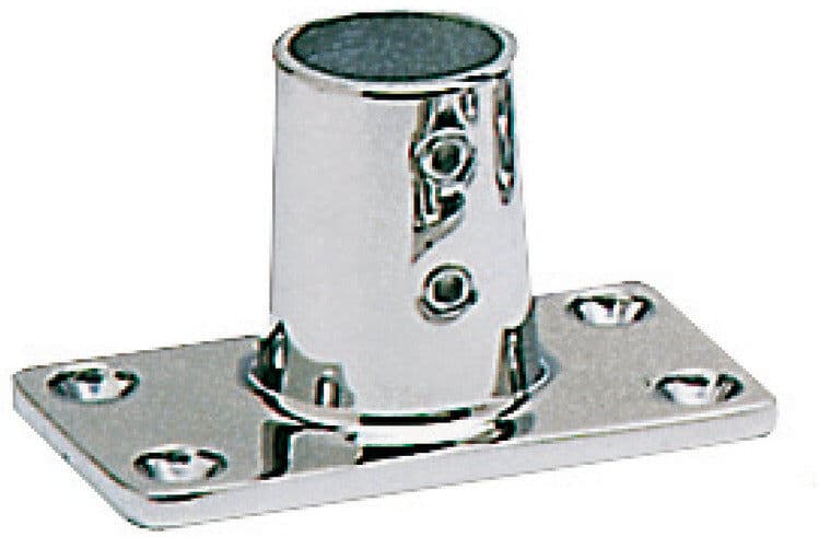 Due Emme Nautica srls Base inox diritta quadra 22 mm