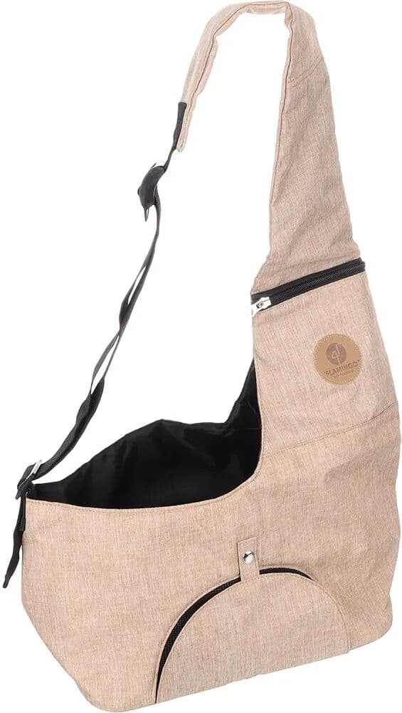 Flamingo Mochila Para Mascotas Frontal Kanga Beige 44 x 20 x 20 cm