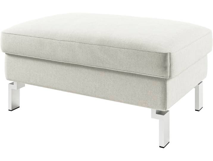 Polsterhocker 3C CANDY Lecce , silber, B:90cm H:45cm, Hocker, Polsterhocker, Passend zur Serie Lecce