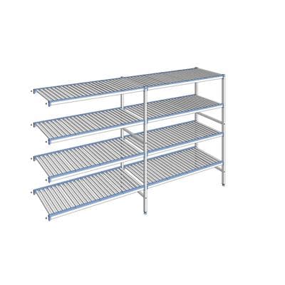 Tournus Ausstattung Regal mit herausnehmbaren Regalböden 4 Ebenen Aluminium 175 x 299.5 x 56 cm Tournus - ACH2995
