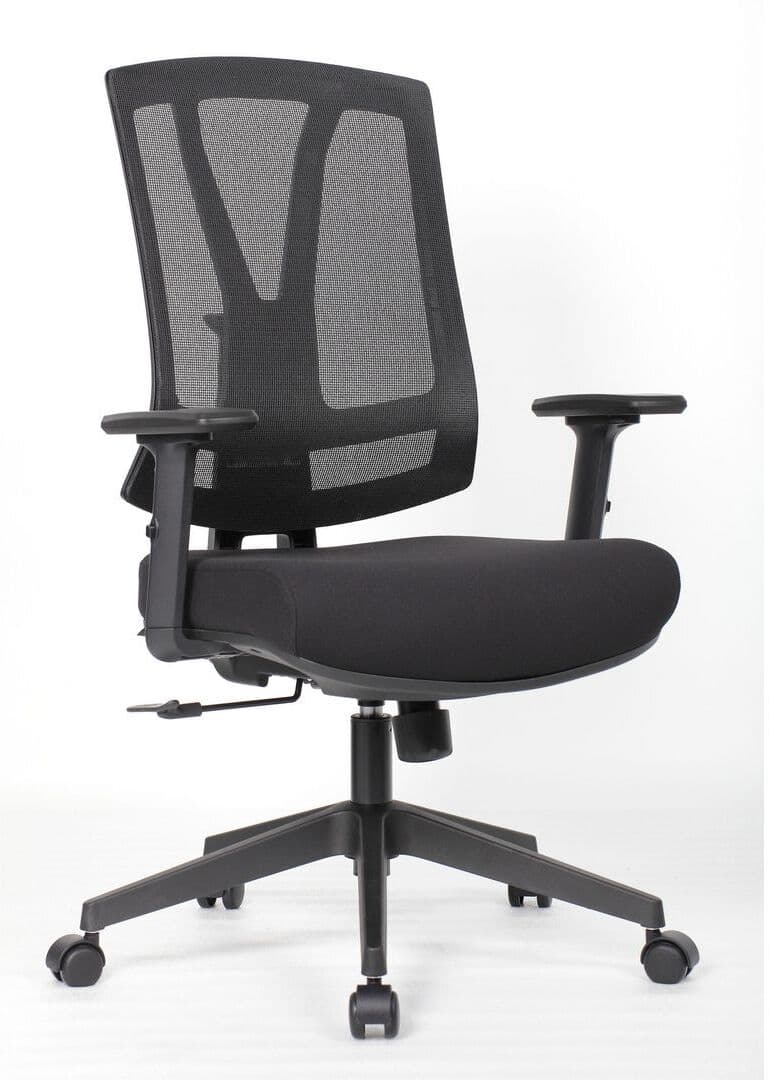 LYRECO Kontorsstol Orion mesh svart