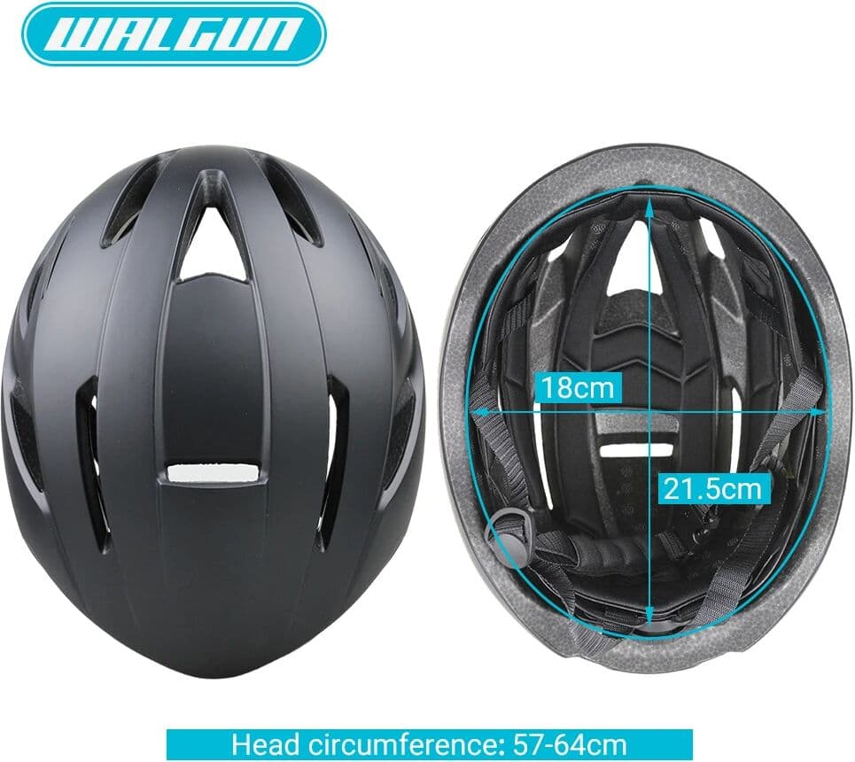 WALGUN Adult Electric Scooter Helmet Cycling Helmets MTB Road Helmet Bicycle with Goggles Helme Casco Patinete Ultralight 285g 15 Vents