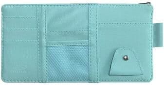 Useful Little Things Car Sun Visor Organizer With Multi Pocket Storage blue