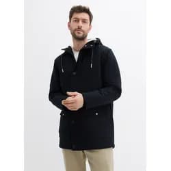bonprix Winter-Parka mit Teddy-Kapuze, schwarz, Gr.62, Schöner Winter-Parka mit Teddyfutter in der Kapuze, aus 100% Baumwolle