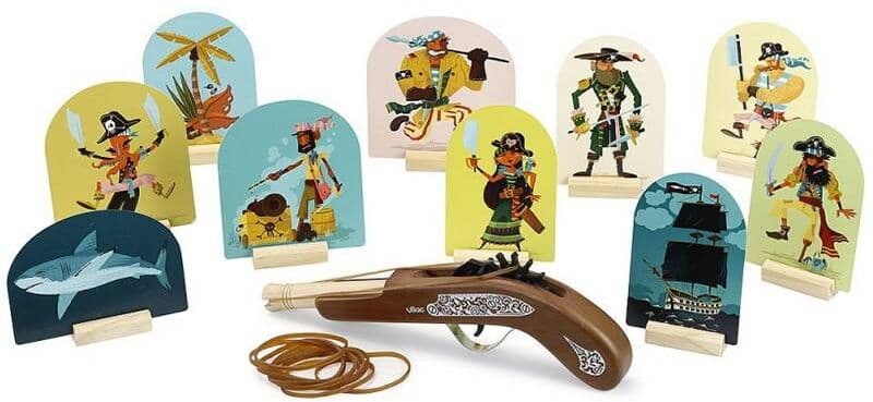 Pistolet à élastiques pirates - Vilac