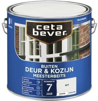 Cetabever Meesterbeits Deur en Kozijn Dekkend Zijdeglans - Wit