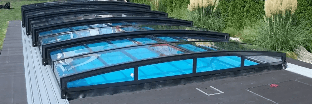 Nivo-vas Pooltak Special 3.5×7 Klarplast, Antracit