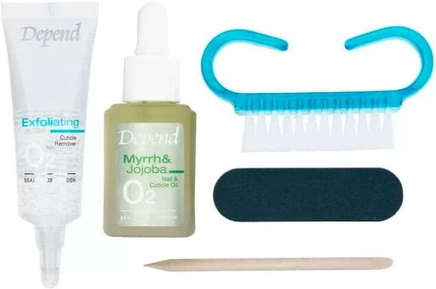 Depend 2 Step Action Nail Care Kit - 1 Sett Neglebehandling Neglepleie Personlig Pleie