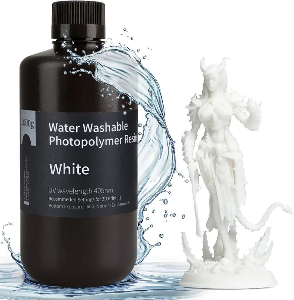 Elegoo Water Washable Resin 1kg White
