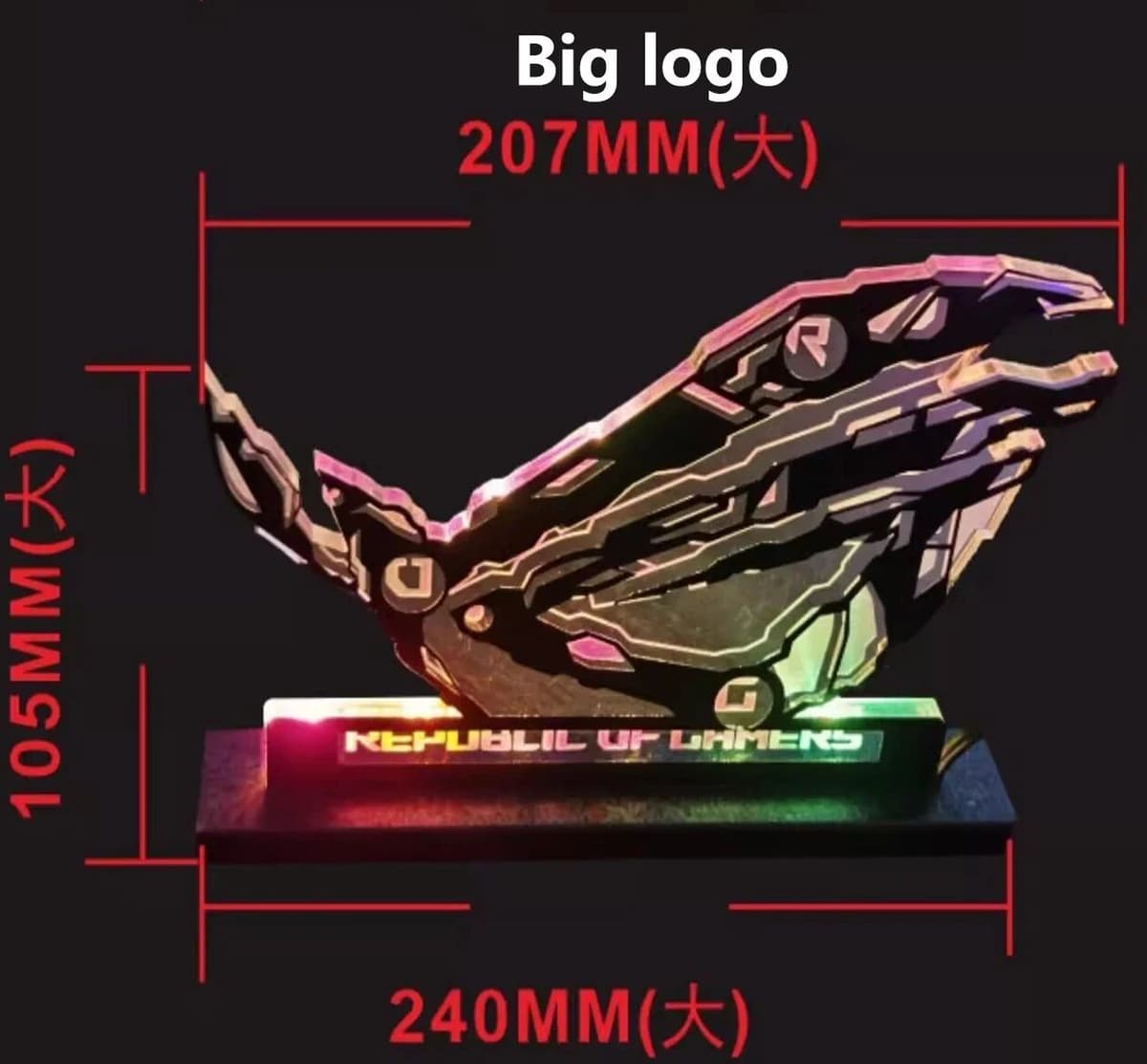 FREEZE MOD ROG LOGO Belief Asus' Mechanical Eye Handle AURA SYNC