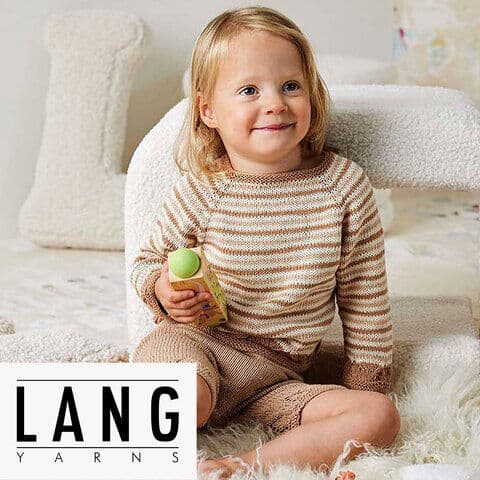 Strickanleitung – Pullover "Kaia" aus Lang Yarns Baby Cotton Naturally Colored