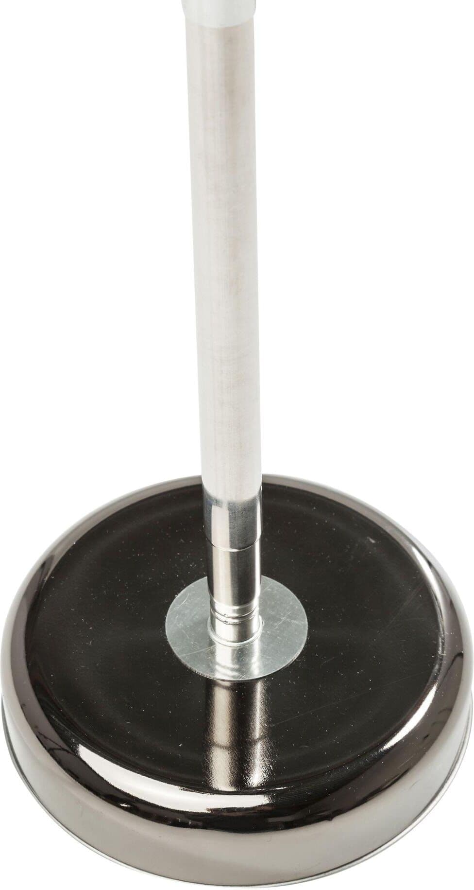 Aschenbecher KARE DESIGN "Spheric Gunmetal", silber (silberfarben), B:13cm H:72cm T:1,3cm, Stahl, Mülleimer, Aschenbecher silberfarben B/H/T: 13cm x 72cm x 1,3cm