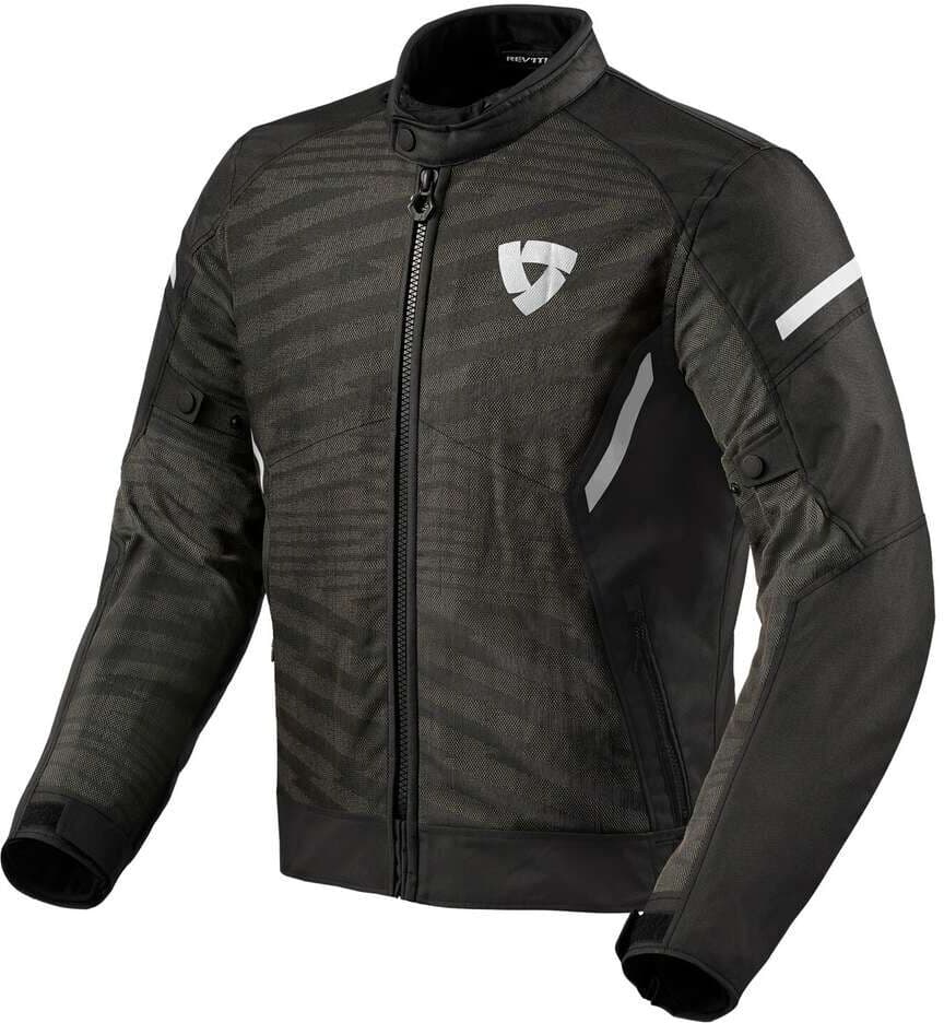 Giacca Moto Rev'it TORQUE 2 H2O Nero Bianco taglia 4XL
