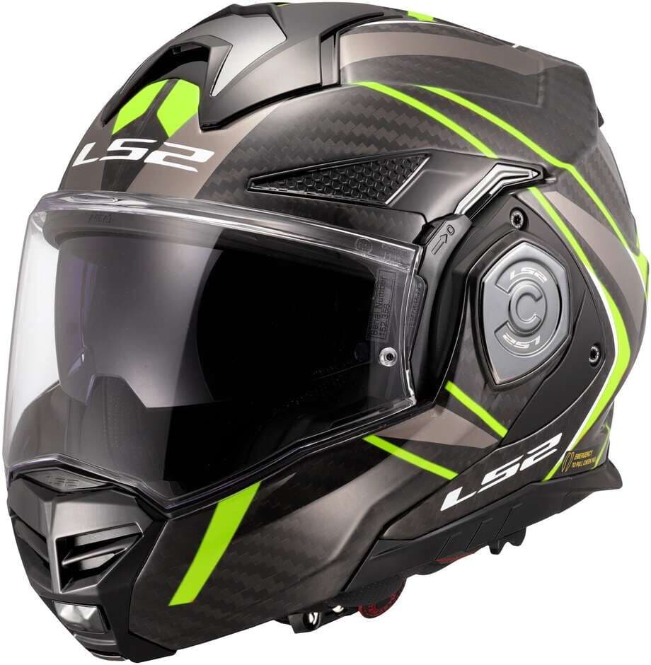 Casco Moto Modulare P/J in Carbonio LS2 FF901 ADVANT X C FUT taglia XS