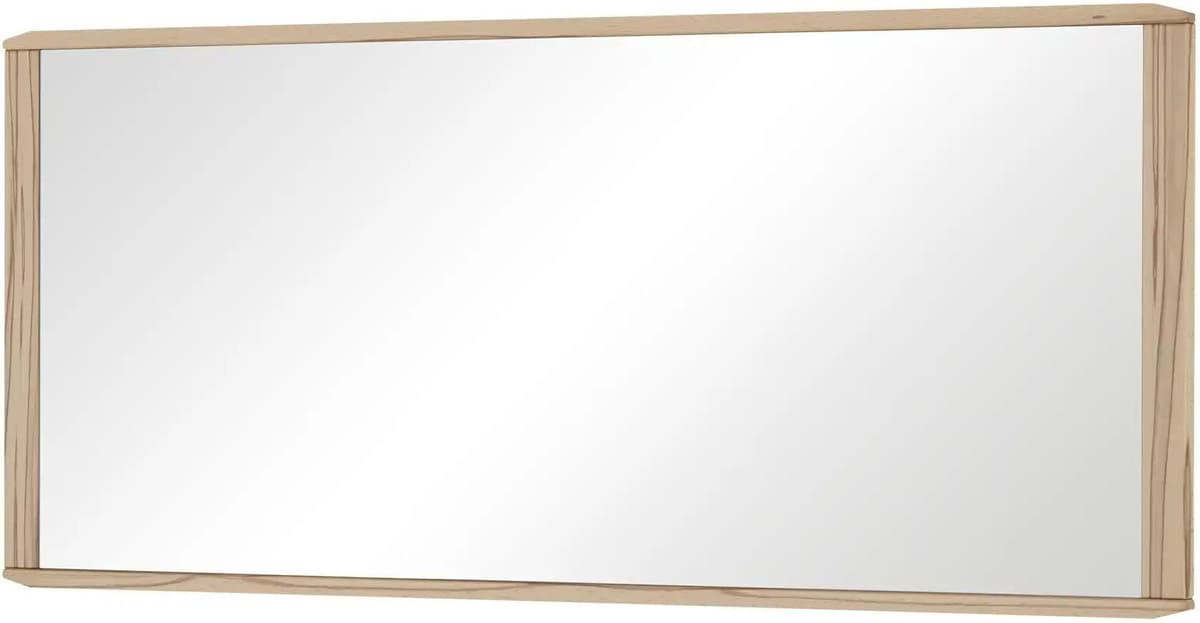 Höffner Spiegel 117 5 x 52 cm Novum ¦ holzfarben ¦ Glas,Aluminium ¦ Maße (cm): B: 117,5