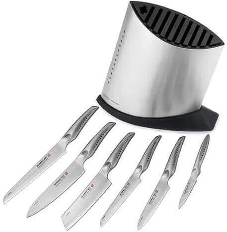Global Sai 7 Piece Knife Block Set