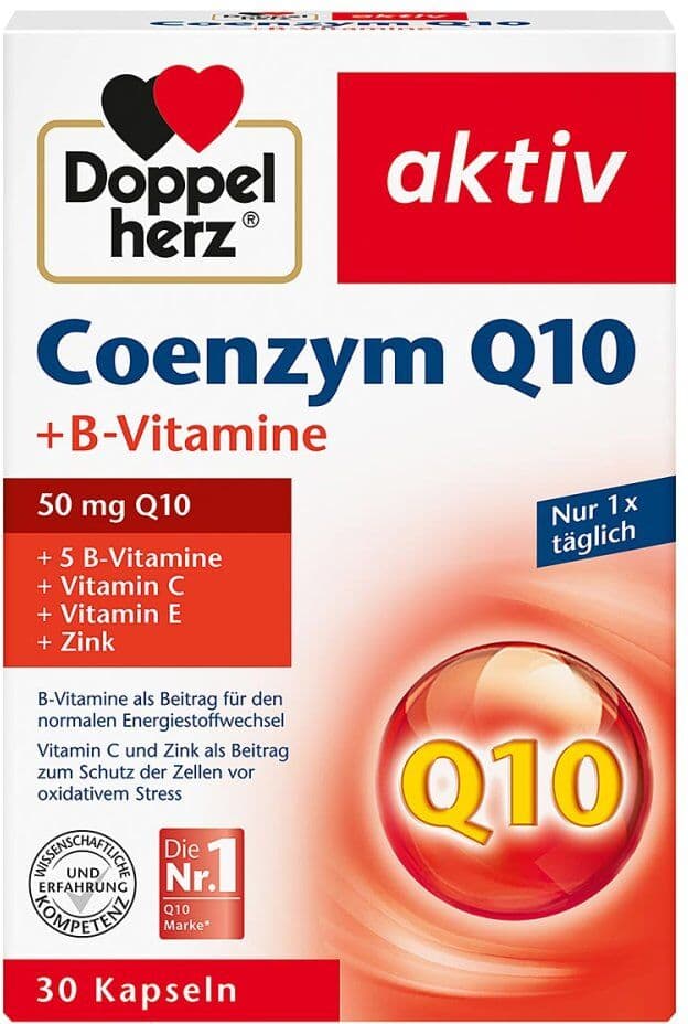 Doppelherz aktiv Coenzym Q10 + B-Vitamine + Vitamin E Kapseln 30stk