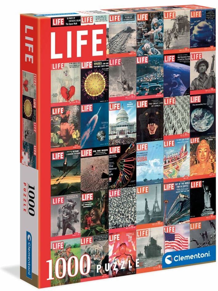 Clementoni Pussel 1000 Bitar Life Magazine Collection Covers