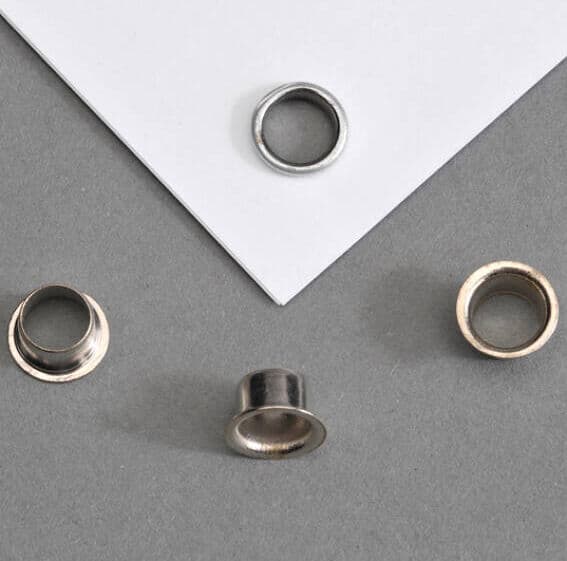 SPRINTIS 10000 Unités - Œillets pour papier nickelé   N&deg; 8E 5 long - 5,5mm - 4,7mm, métal, argent