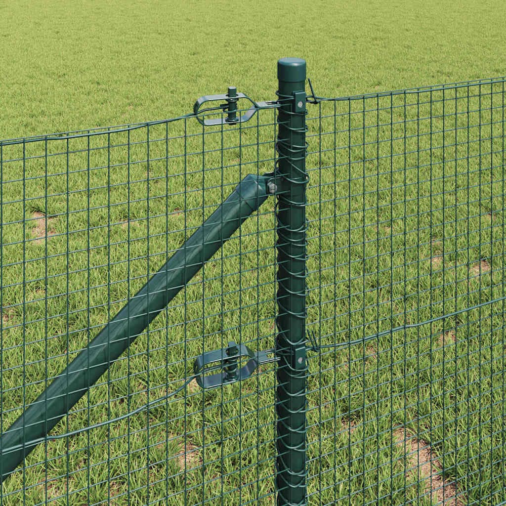 vidaXL Clôture en fil soudé avec pointes 10 x 0,8 m Vert Maille