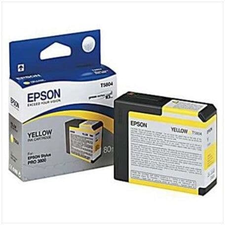 Epson C13t580400 Blækpatron, Gul, 80ml