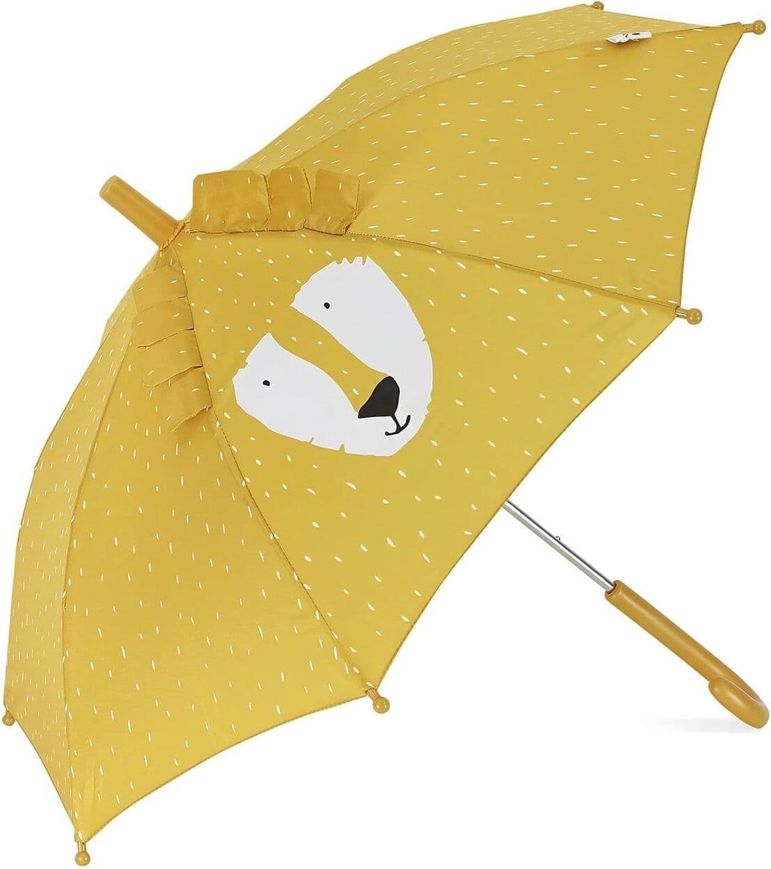 Stockregenschirm TRIXIE "Trixie Regenschirm Löwe", Herren, gelb, Regenschirme Stockregenschirm gelb Einheitsgröße