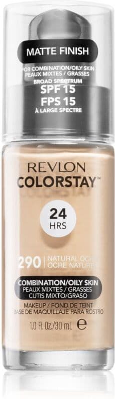 Revlon Cosmetics ColorStay™ SPF 15 długotrwały podkład matujący do skóry tłustej i mieszanej odcień 290 Natural Ochre 30 ml