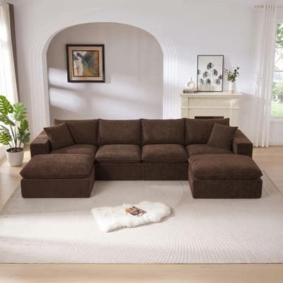 Loedds Modular Sofa with Plush Cloud-Style Seating, Supportive Backrest Design and Flexible Seating Configuration