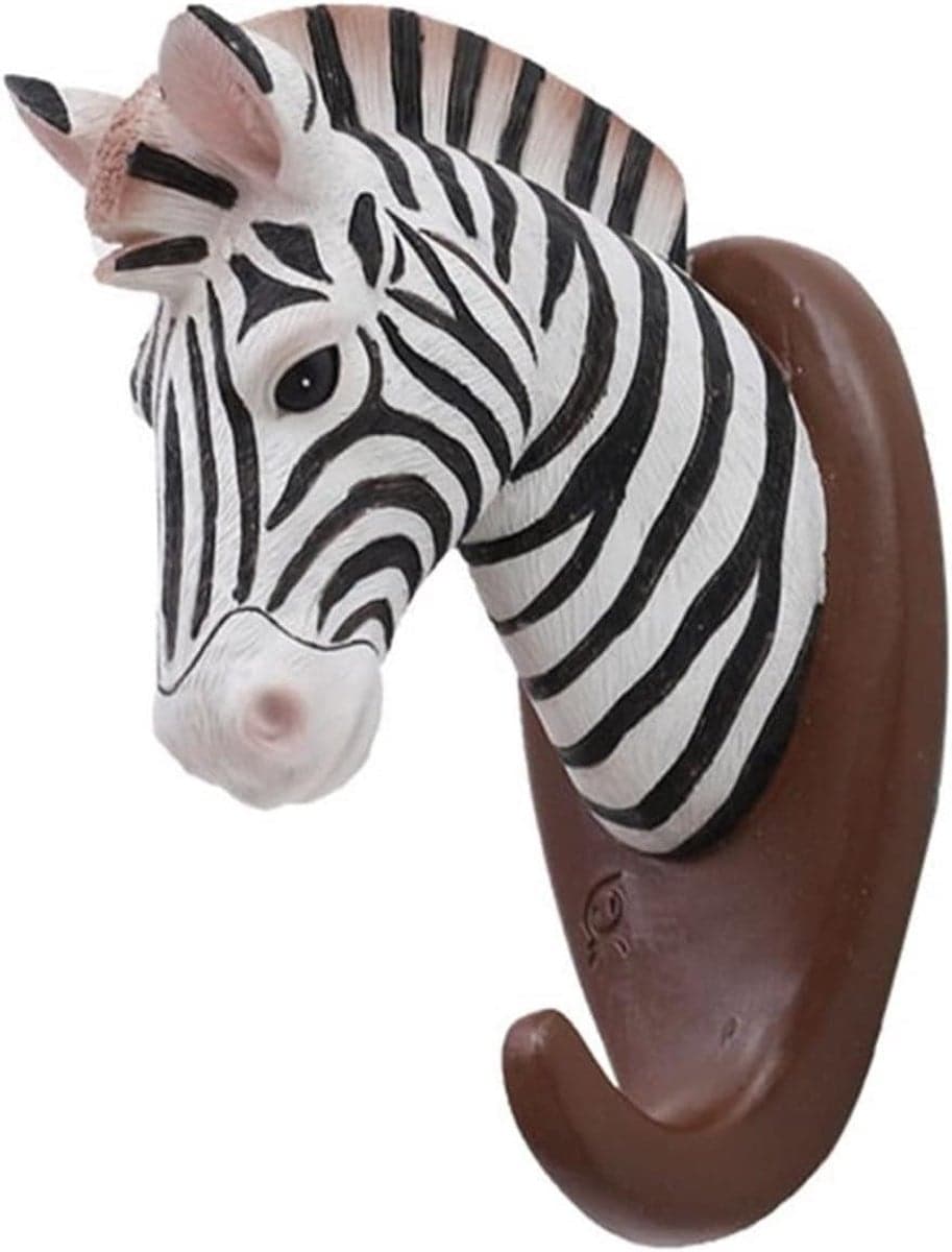Decoratieve wandhaken in dierenvorm voor het ophangen van jassen