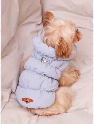 Fusion Finds 3 Layer Dog Winter Jacket Warm Quilted Coat For Small And Medium Dogs blue s