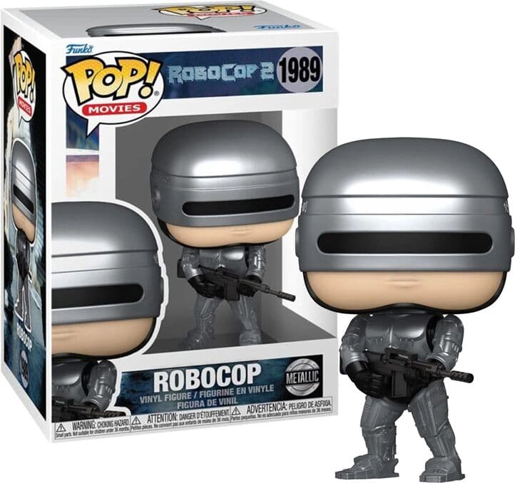 Funko Pop! Movies: Robocop 2 - Robocop Metallic* #1989 Vinyl Figure Ajándéktárgyak