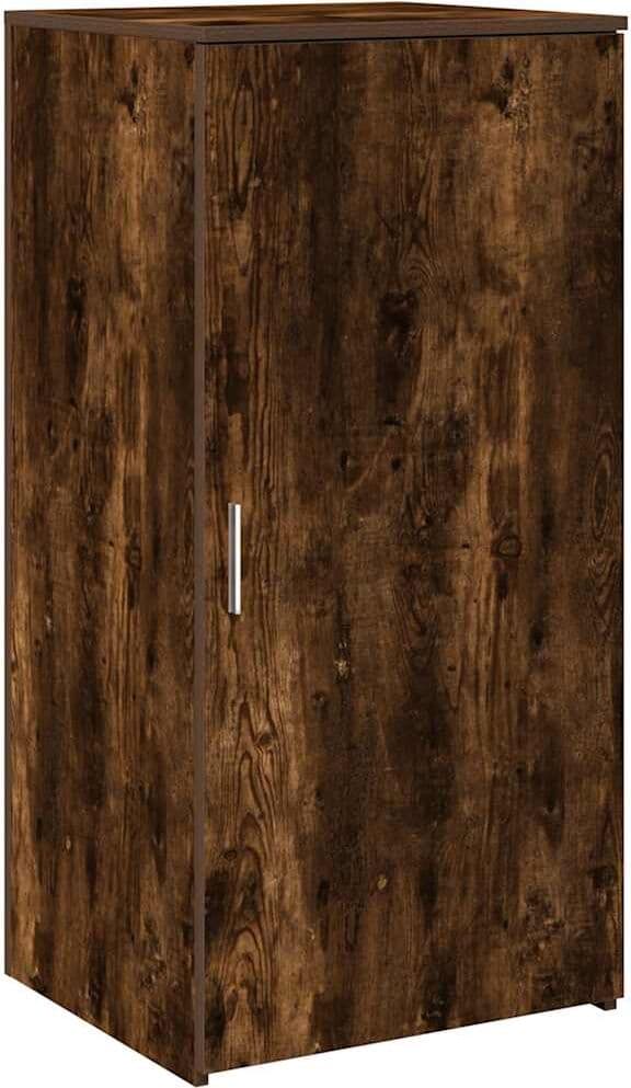 vidaXL Armoire de rangement chêne fumé 50x45x103,5cm bois d'ingénierie