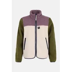 Danefae Danebirk Fleecejacke Oliv Grün Flieder Weiß