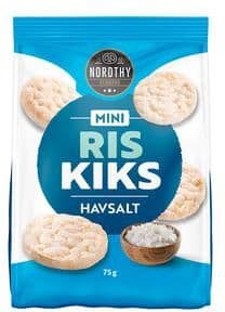 Nordthy Mini Riskjeks Havsalt  - 75 g.