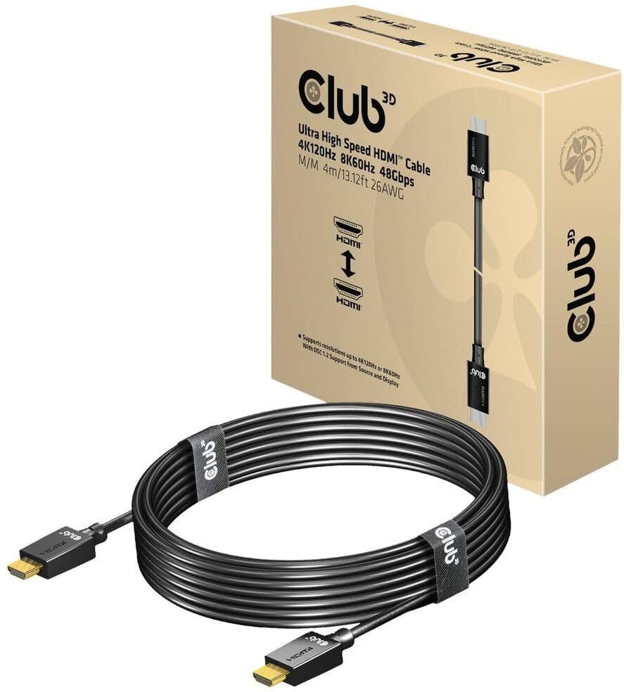 Club 3D Ultra High Speed 2.1 HDMI Kaapeli 8K 120Hz 48Gbps M/M 4 m.