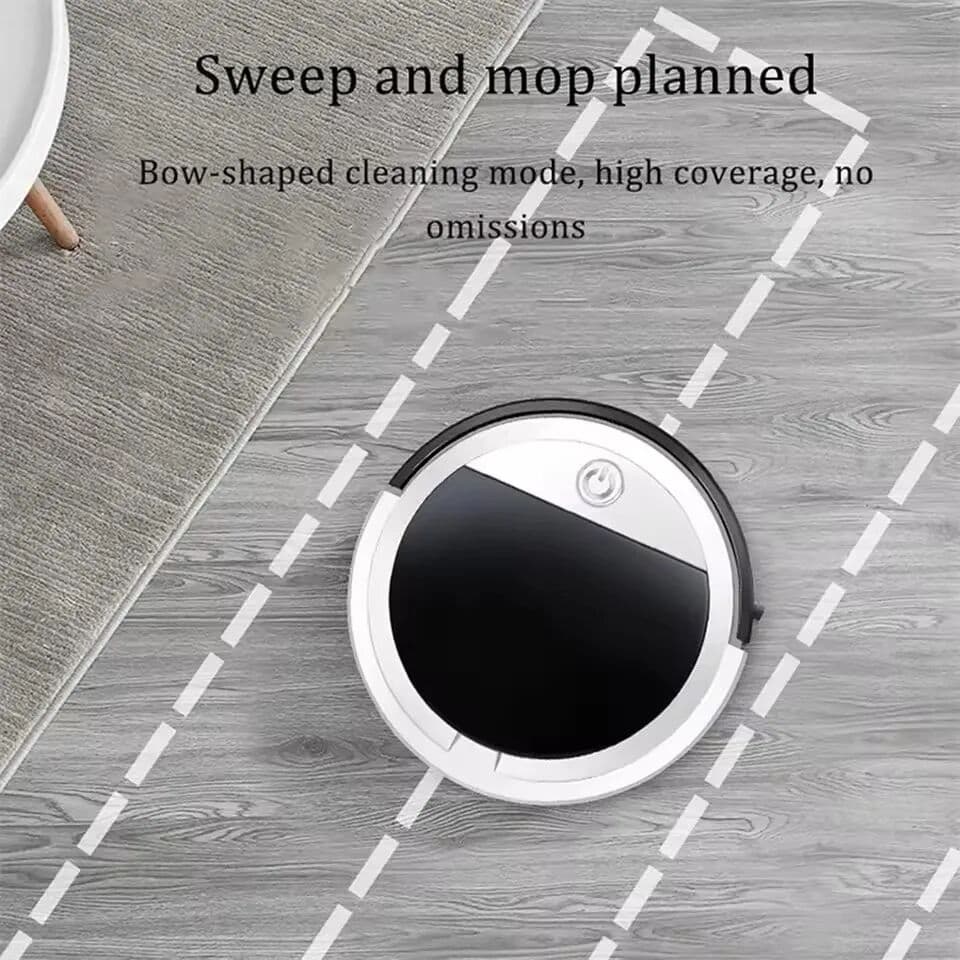 PLUZZ Multifunctional Cleaning Machine Smart Floor Sweep Mop Machine With Remote Control Vacuum Cleaner Home Low Noise Sweeping Robot