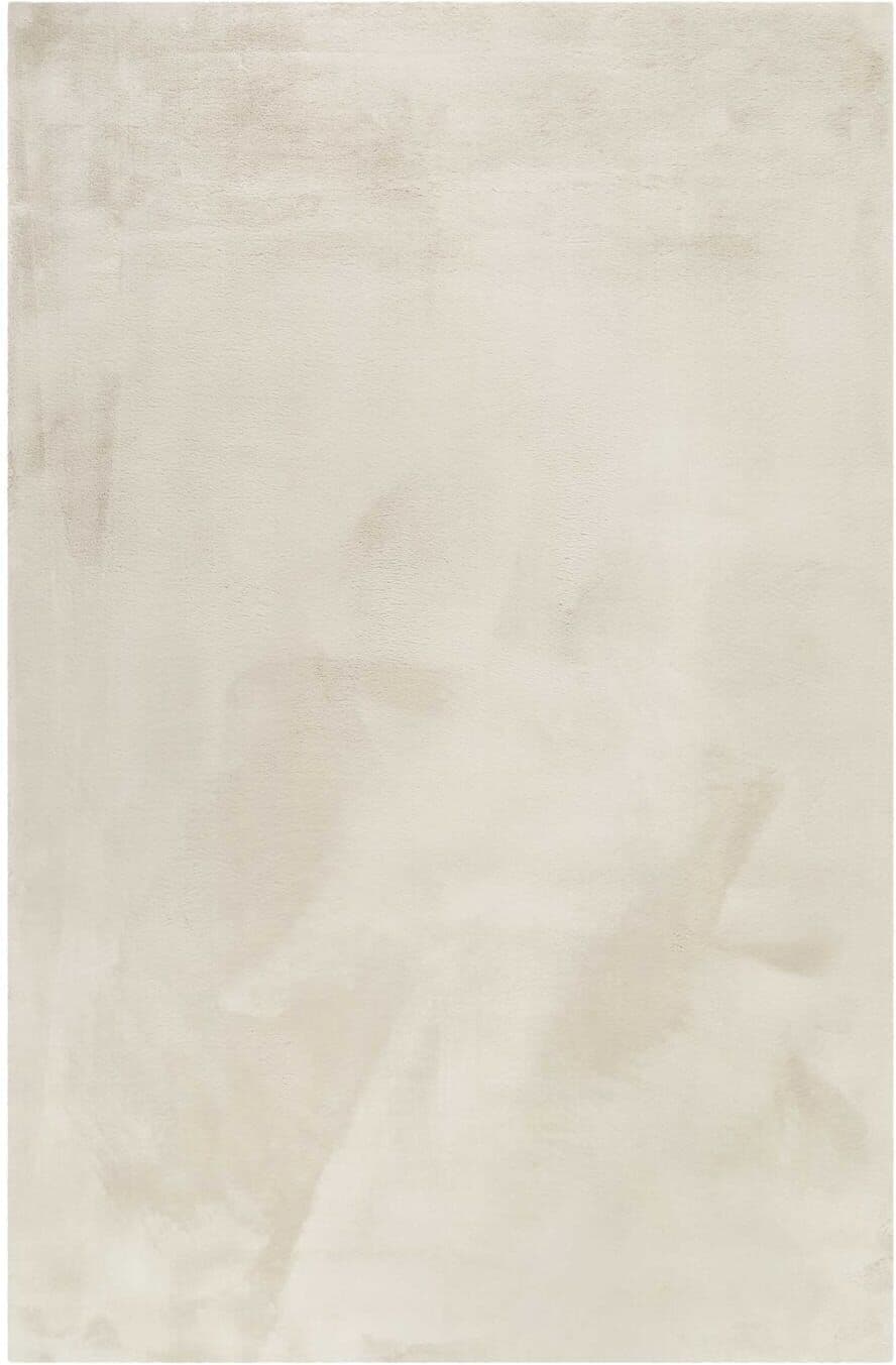 Esprit Tapis imitation fourrure lapin doux tufté gris-beige salon 130x190