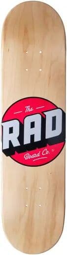 RAD Skateboards RAD Solid Logo Skateboard Deck (Wood)