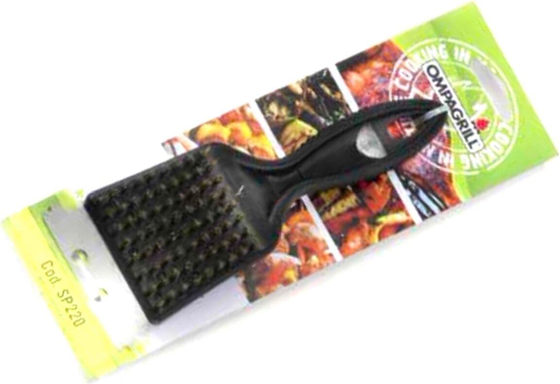 Spazzola barbecue Ompagrill SP220 per griglie compatta Nero